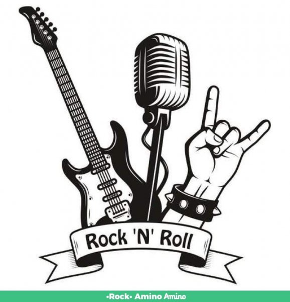 Рок н ролл рисунок