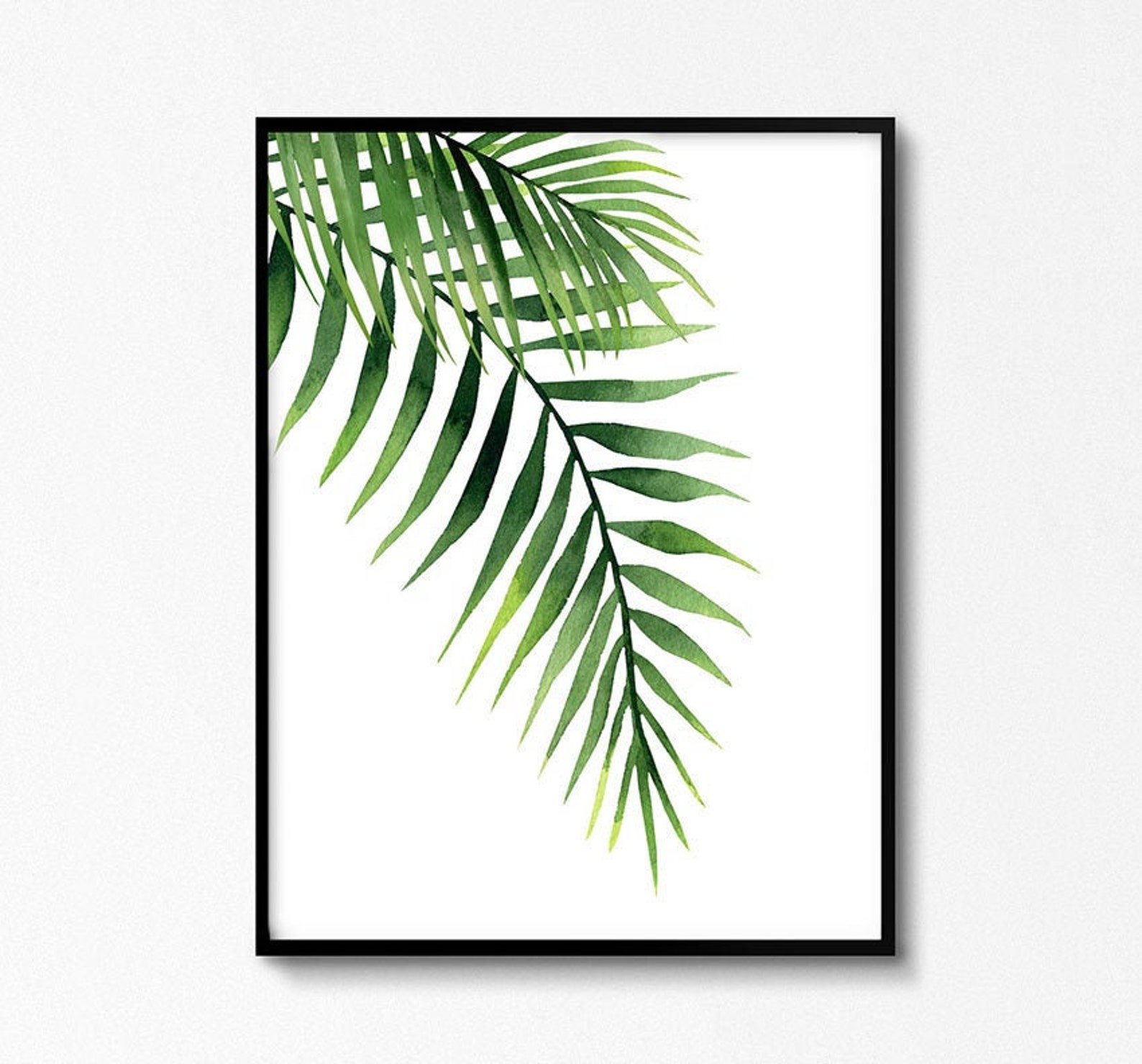 Картина пальмовые листья