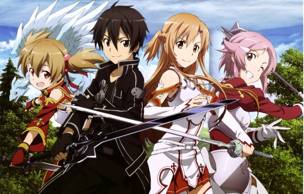 Кирито и Асуна Альфхейм