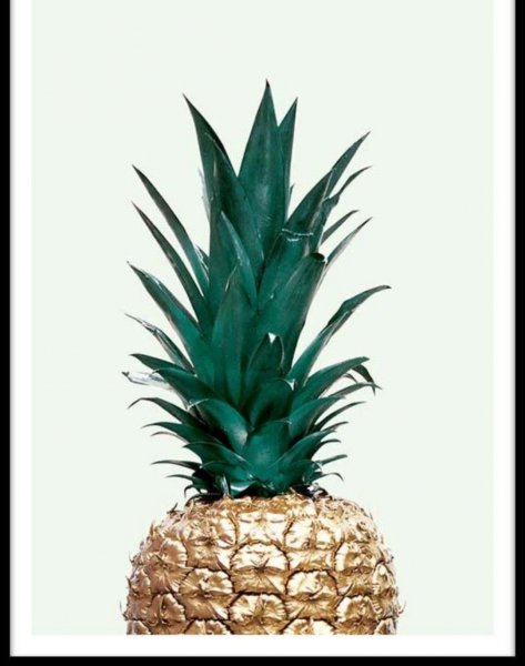 Постеры с ананасом в интерьере