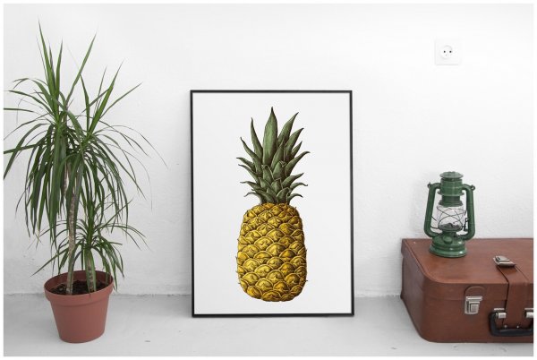 Сканди постеры ананас