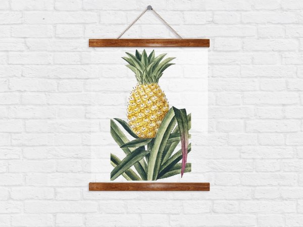 Постер ананас в скандинавском стиле