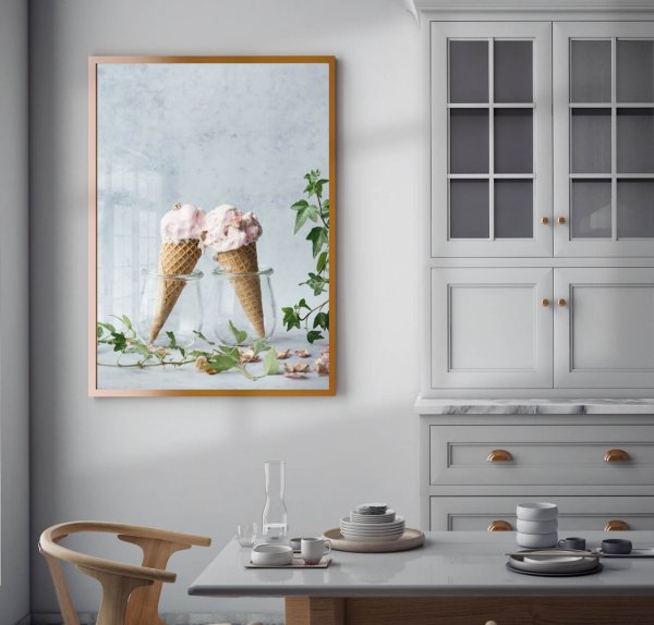 Постеры для интерьера с мороженым