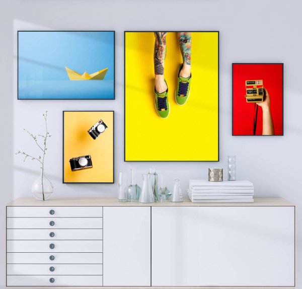 Постеры в ванной в скандинавском стиле