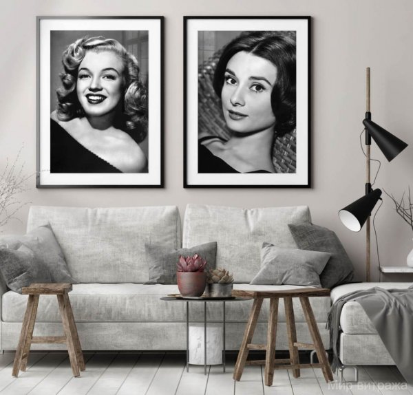 Фото превратить черно белый плакат