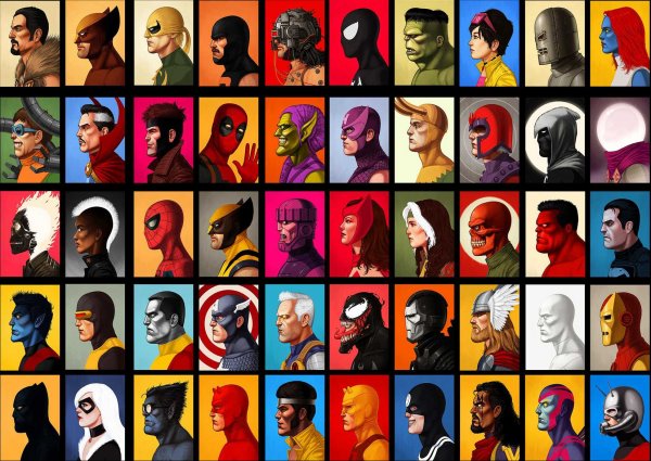 Плакаты Марвел