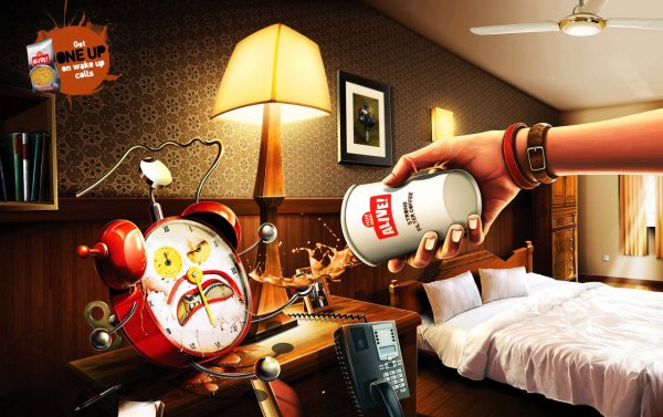 Креативная реклама кофе