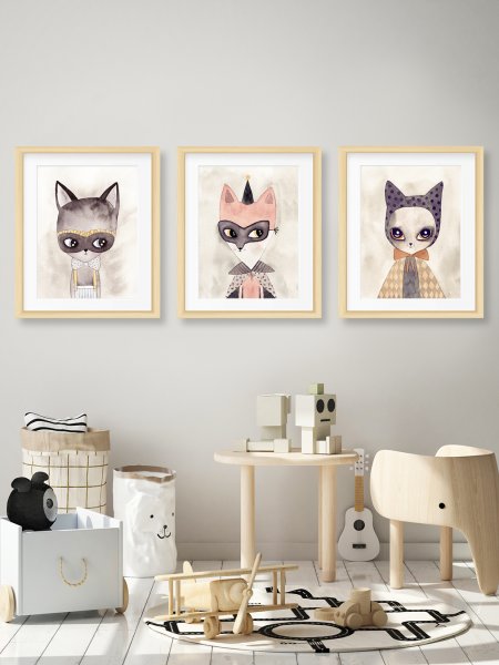 Детские постеры интерьерные картины