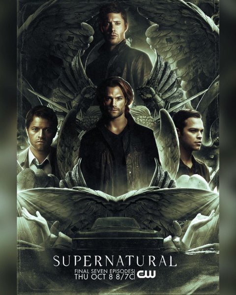 Постер сериала сверхъестественное 15 сезон