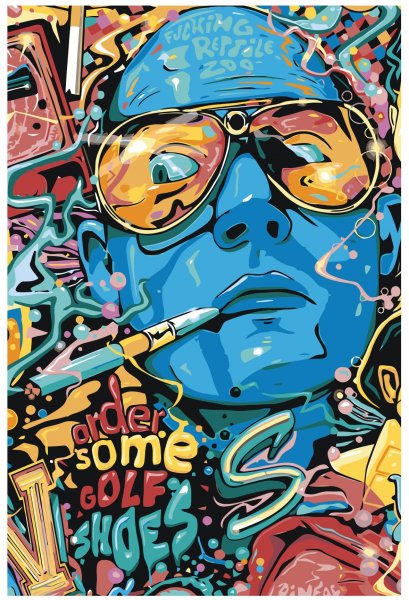 Fear and Loathing in las Vegas Постер