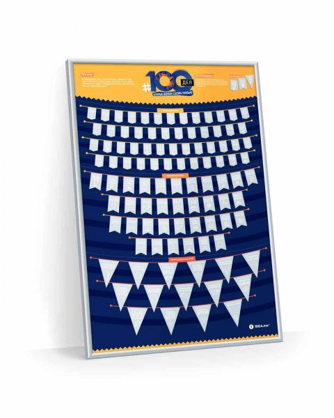 Скретч-Постер «100 дел после карантина»