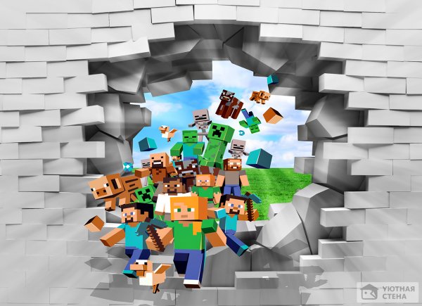 Плакат майнкрафт