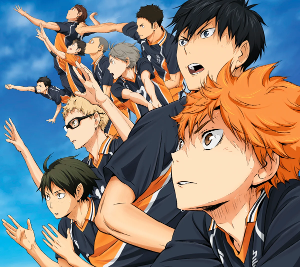 Волейбол аниме Haikyuu