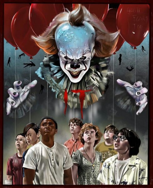 Стивен Кинг с Пеннивайзом