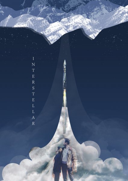 Интерстеллар Постер горизонтальный