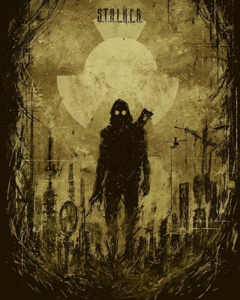 Сталкер тень Чернобыля Постер