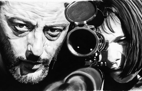 Жан Рено Леон арт