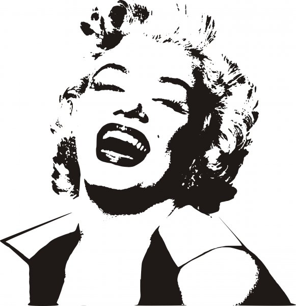 Мэрилин Монро наклейки