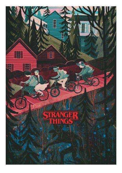 Stranger things Постер