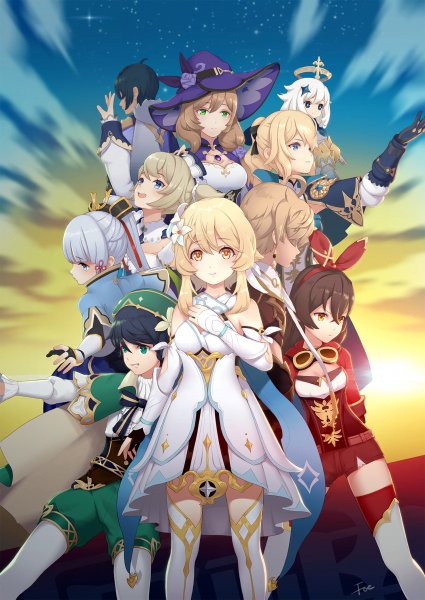 Аниме игра Геншин Импакт