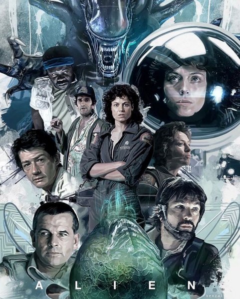 Чужой 1979 плакат