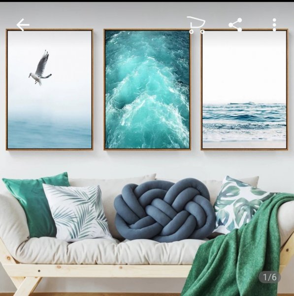 Постеры на стену море