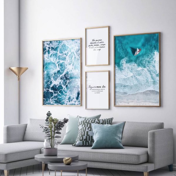 Морские картины в интерьере