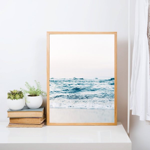 Постер море