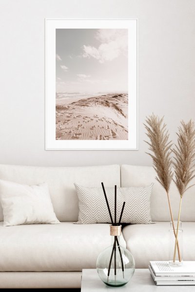 Постеры с сухой травой в интерьере