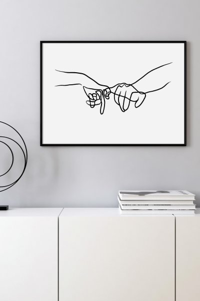 Постеры для интерьера с руками