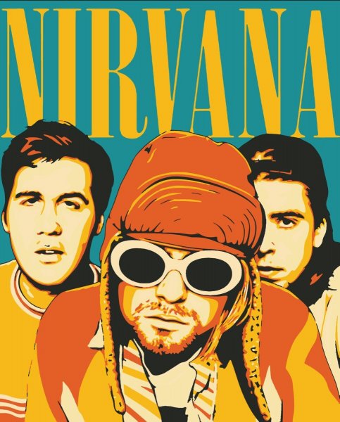 Nirvana плакат Постер