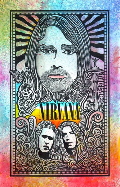 Группа Nirvana постеры