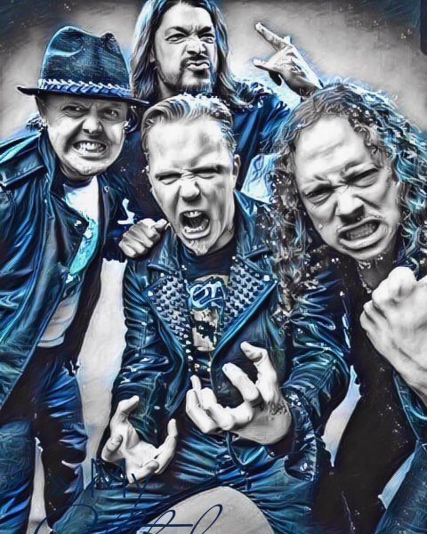 Группа Metallica арт