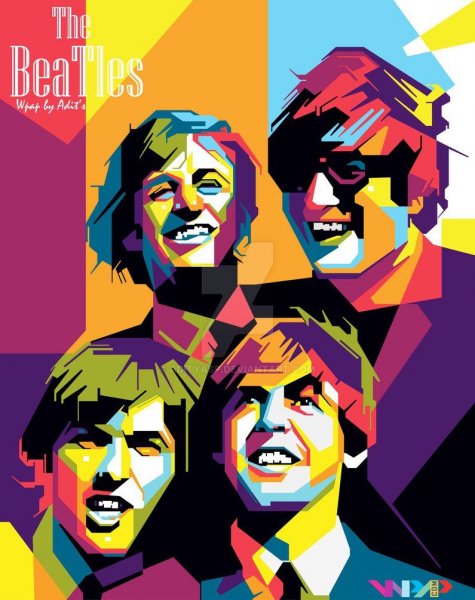 Группа the Beatles арт