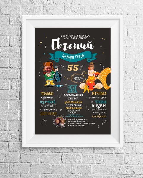 Постер достижений на день