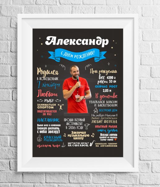 Постер достижений взрослому