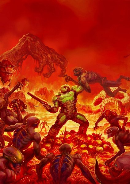 Doom 2016 Постер