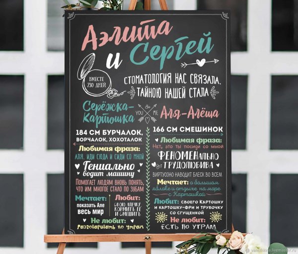 Свадебная метрика Постер