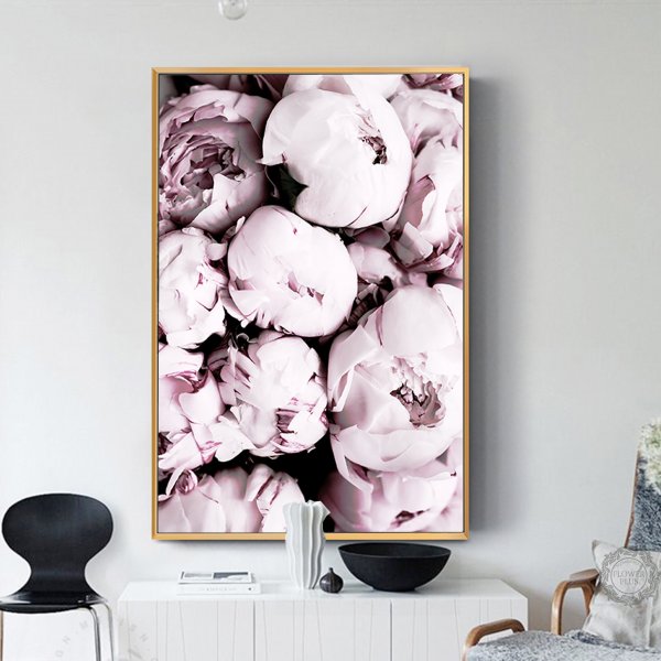 Постеры пионы для интерьера