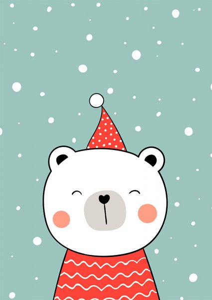 Стильные новогодние постеры