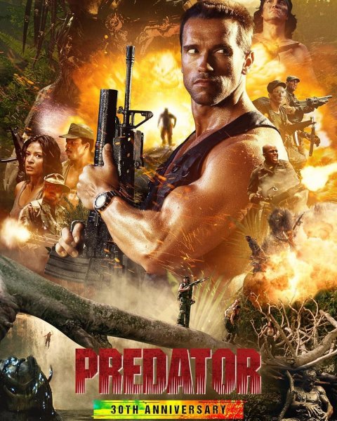 Predator 1987 Постер