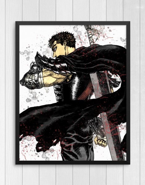 Берсерк аниме 1997 плакат