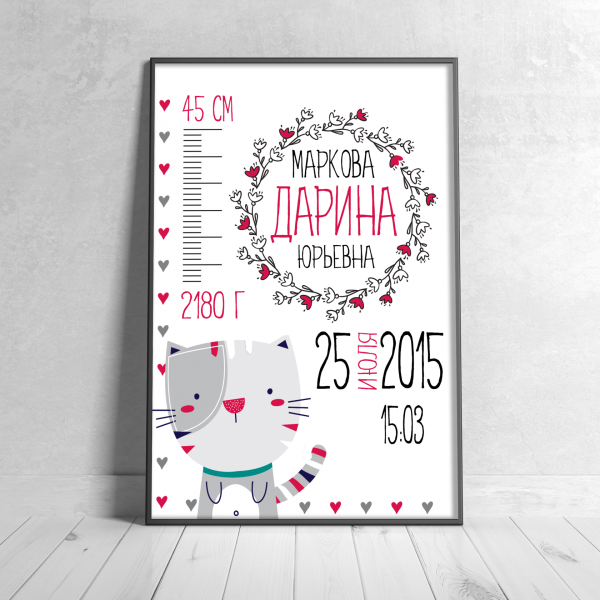 Плакаты и метрики детские