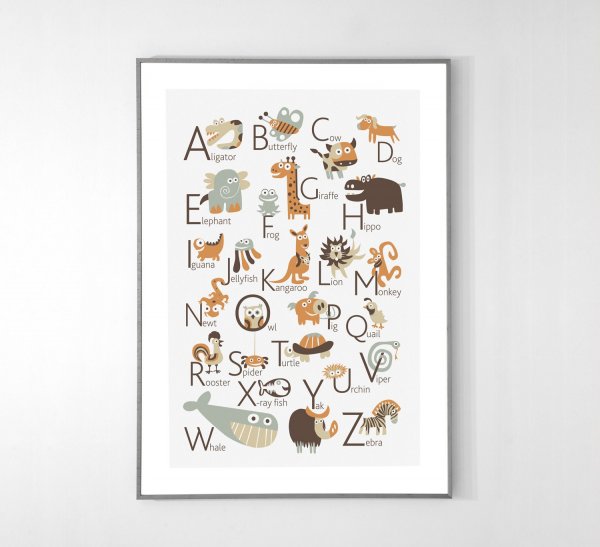 Постеры детские Азбука