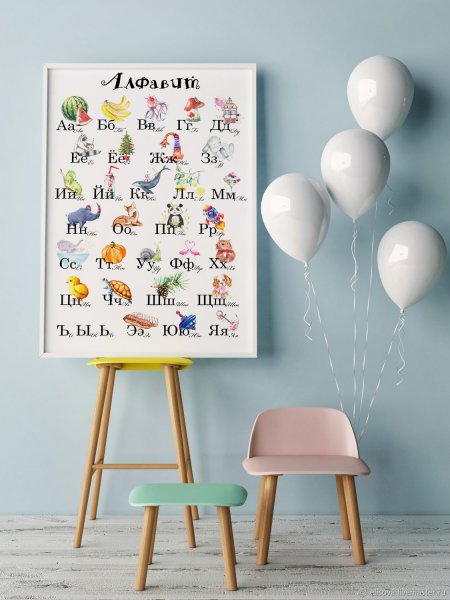 Азбука профессий плакат