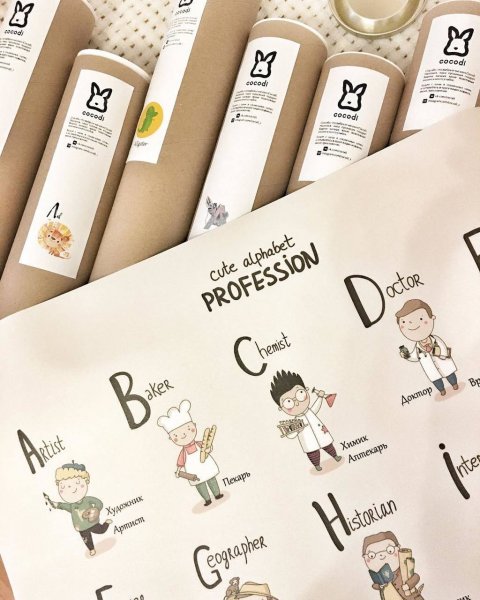 Постер алфавит