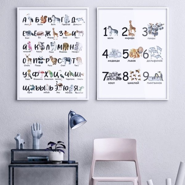 Постер алфавит
