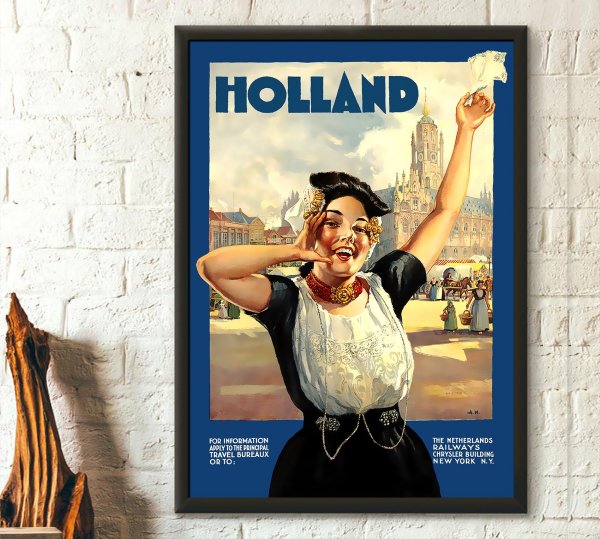 Старые рекламные постеры