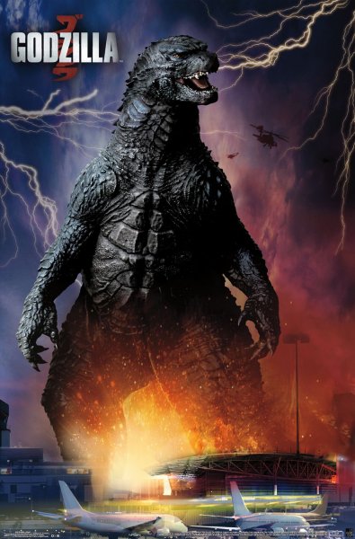 Godzilla 2014 Постер