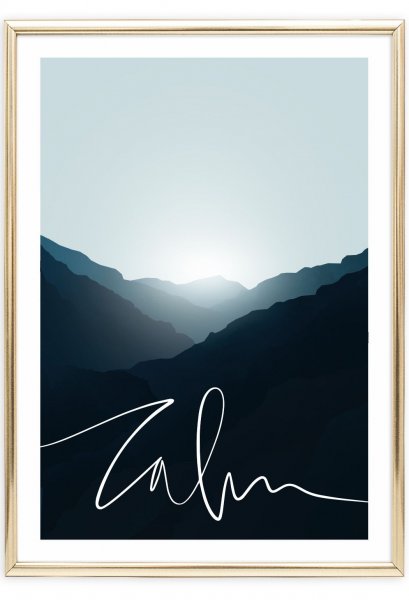 Плакат горы